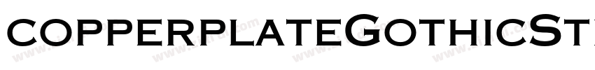 copperplateGothicStd字体转换
