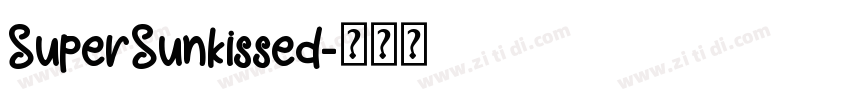 SuperSunkissed字体转换