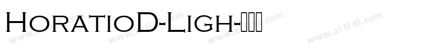 HoratioD-Ligh字体转换
