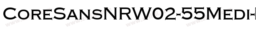 CoreSansNRW02-55Medi字体转换