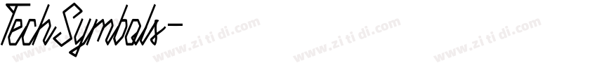 TechSymbols字体转换