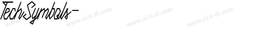 TechSymbols字体转换