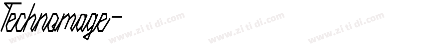 Technomage字体转换
