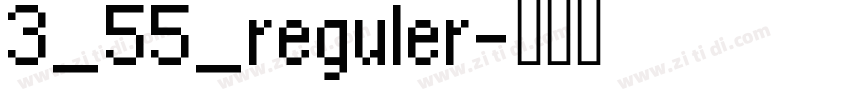 3_55_reguler字体转换