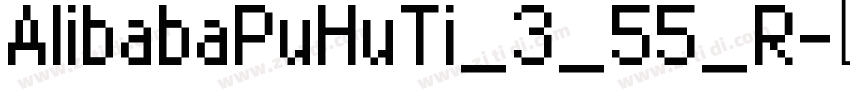 AlibabaPuHuTi_3_55_R字体转换