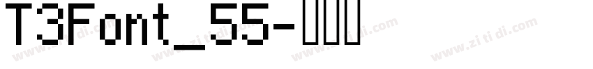T3Font_55字体转换