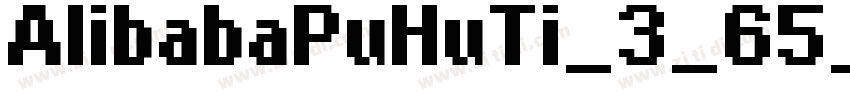 AlibabaPuHuTi_3_65_M字体转换