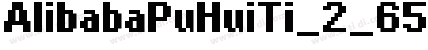 AlibabaPuHuiTi_2_65_字体转换