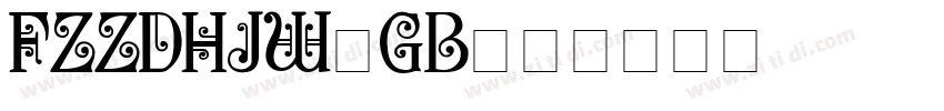 FZZDHJW-GB1-字体转换