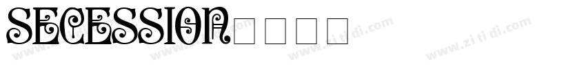 SECESSION字体转换