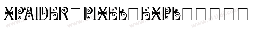 xpaider_pixel_expl1字体转换
