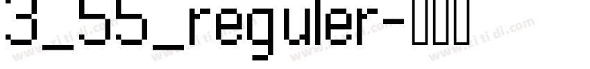 3_55_reguler字体转换