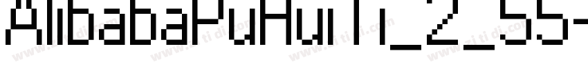 AlibabaPuHuiTi_2_55字体转换
