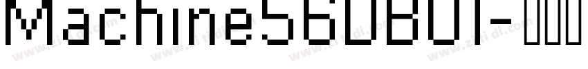 Machine56DB01字体转换