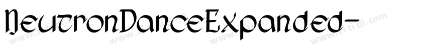 NeutronDanceExpanded字体转换