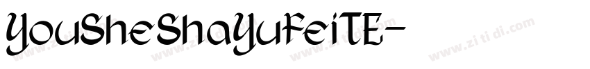YouSheShaYuFeiTE字体转换