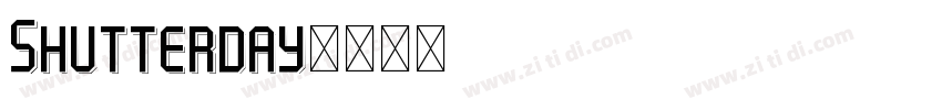 Shutterday字体转换