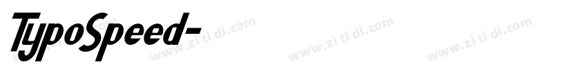 TypoSpeed字体转换