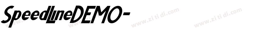 SpeedLineDEMO字体转换