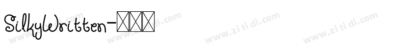 SilkyWritten字体转换