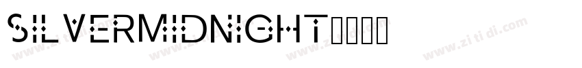 SilverMidnight字体转换