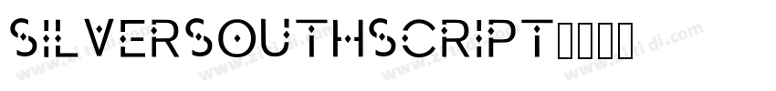 SilverSouthScript字体转换