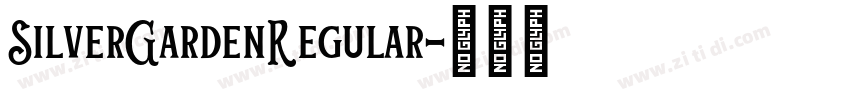 SilverGardenRegular字体转换