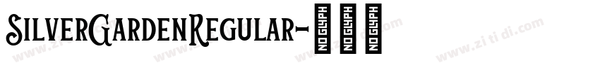 SilverGardenRegular字体转换