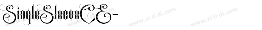 SingleSleeveCE字体转换