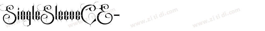 SingleSleeveCE字体转换