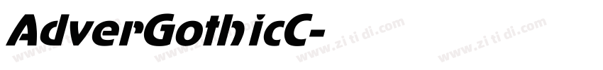 AdverGothicC字体转换 AdverGothicC字体转换