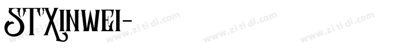 STXinwei字体转换