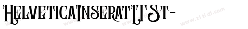 HelveticaInseratLTSt字体转换