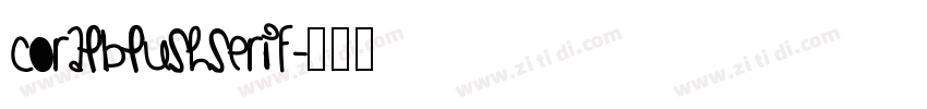 CoralBlushSerif字体转换