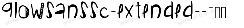 glowsanssc-extended-字体转换
