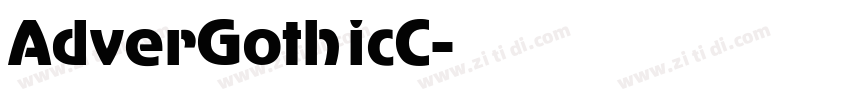 AdverGothicC字体转换 AdverGothicC字体转换