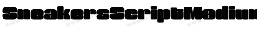 SneakersScriptMedium字体转换