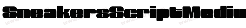 SneakersScriptMedium字体转换