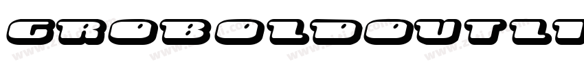 GROBOLDoutline字体转换