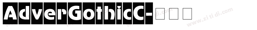 AdverGothicC字体转换 AdverGothicC字体转换