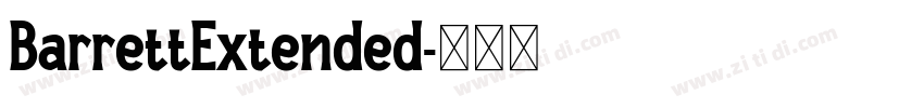 BarrettExtended字体转换