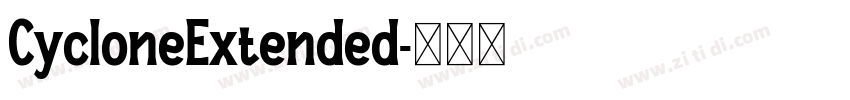 CycloneExtended字体转换