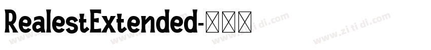 RealestExtended字体转换