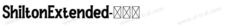 ShiltonExtended字体转换