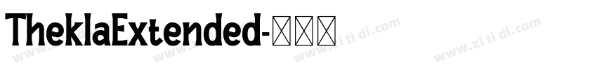 TheklaExtended字体转换