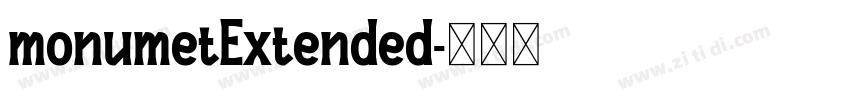 monumetExtended字体转换