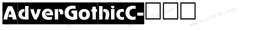 AdverGothicC字体转换 AdverGothicC字体转换