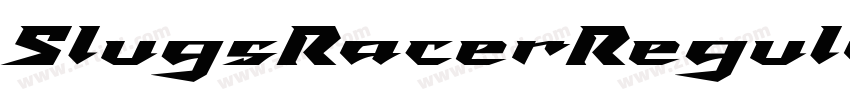 SlugsRacerRegular字体转换