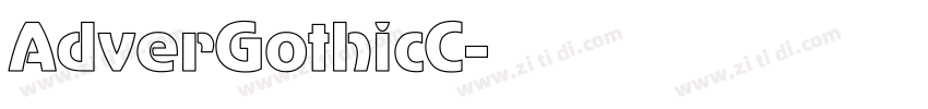 AdverGothicC字体转换 AdverGothicC字体转换