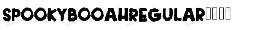 SpookyBooahRegular字体转换